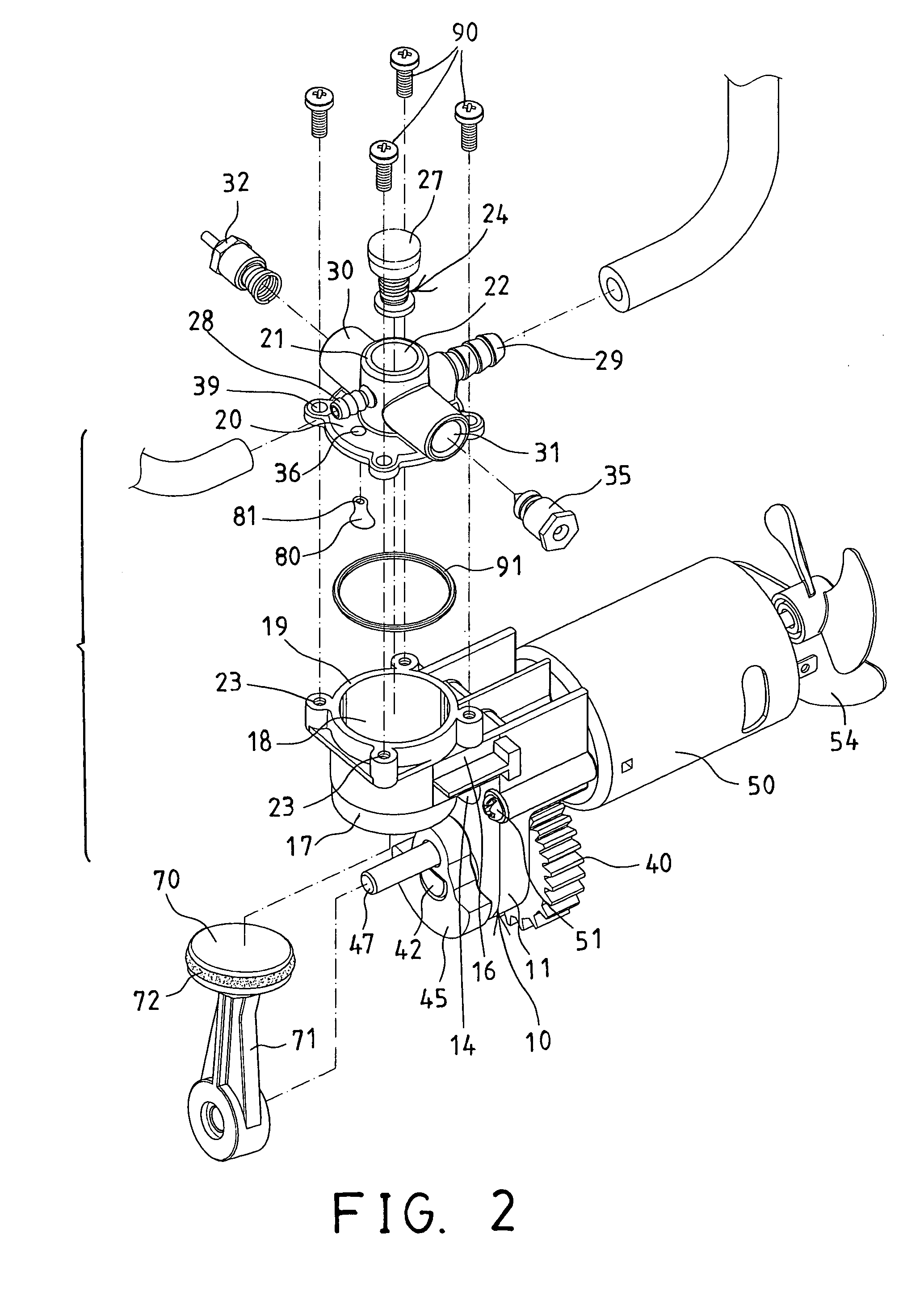 Air compressor having changeable structure