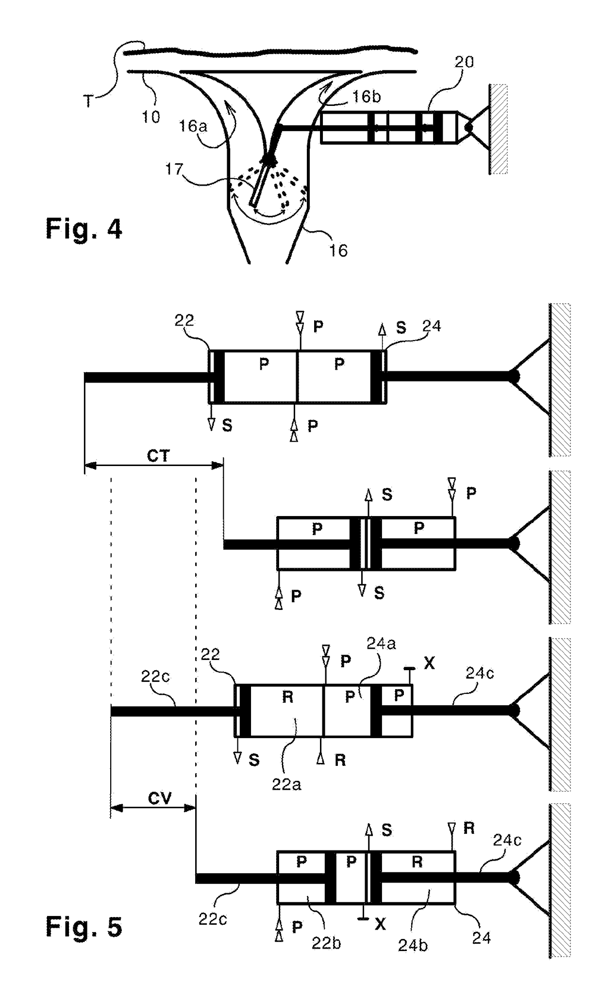 Method and machine for treating textile fabrics with an adjustable air flow