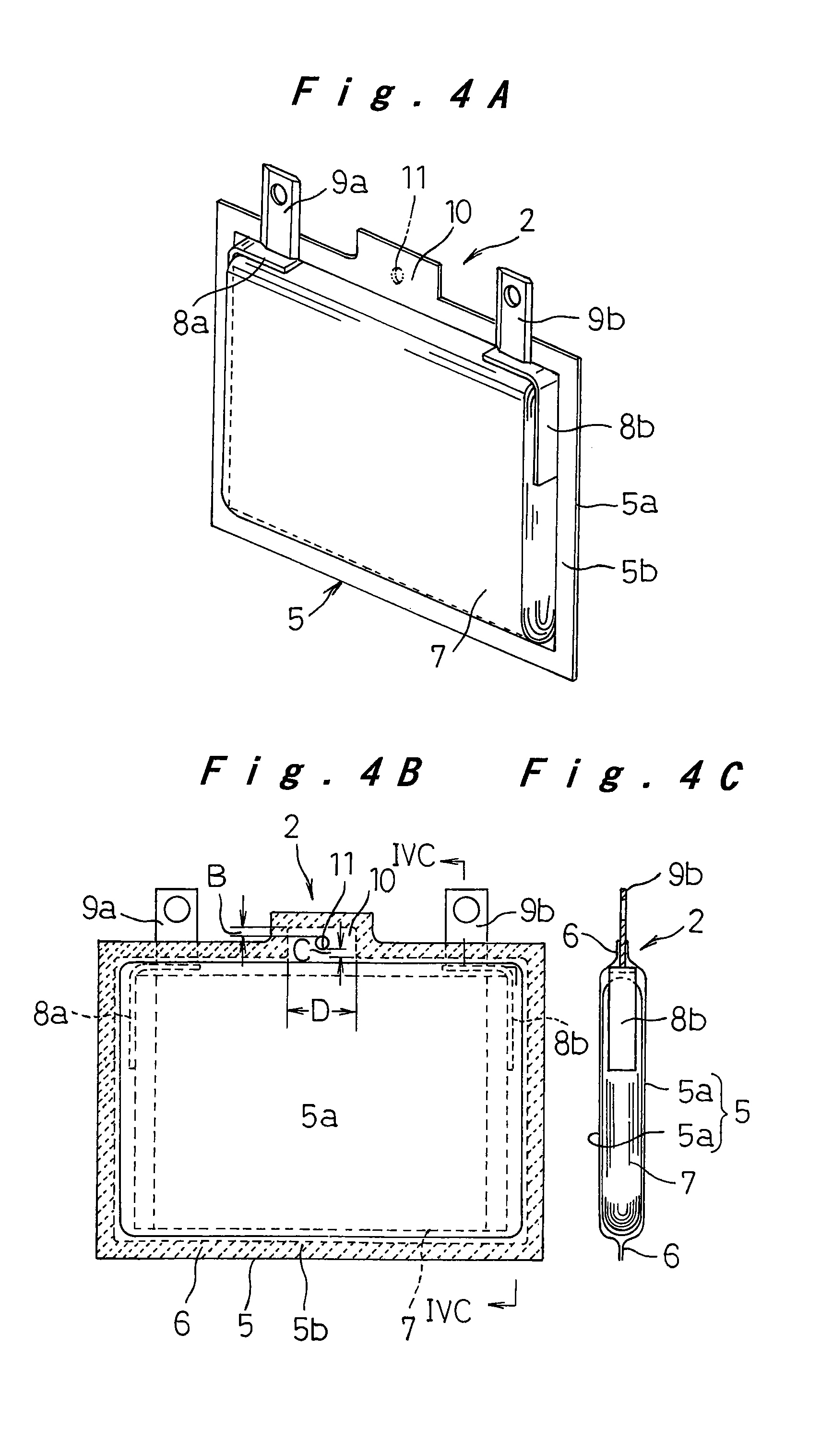 Safety mechanism for laminate battery