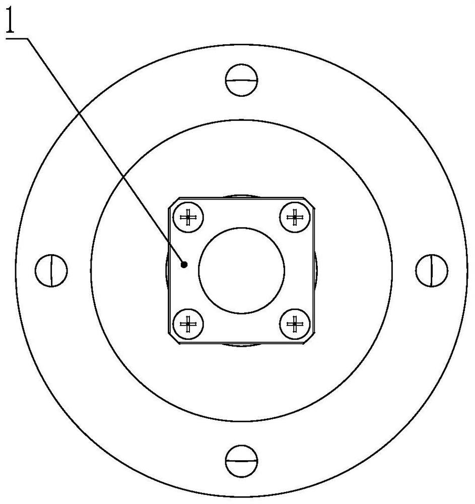 Wireless electric energy data hybrid transmission rotary connector