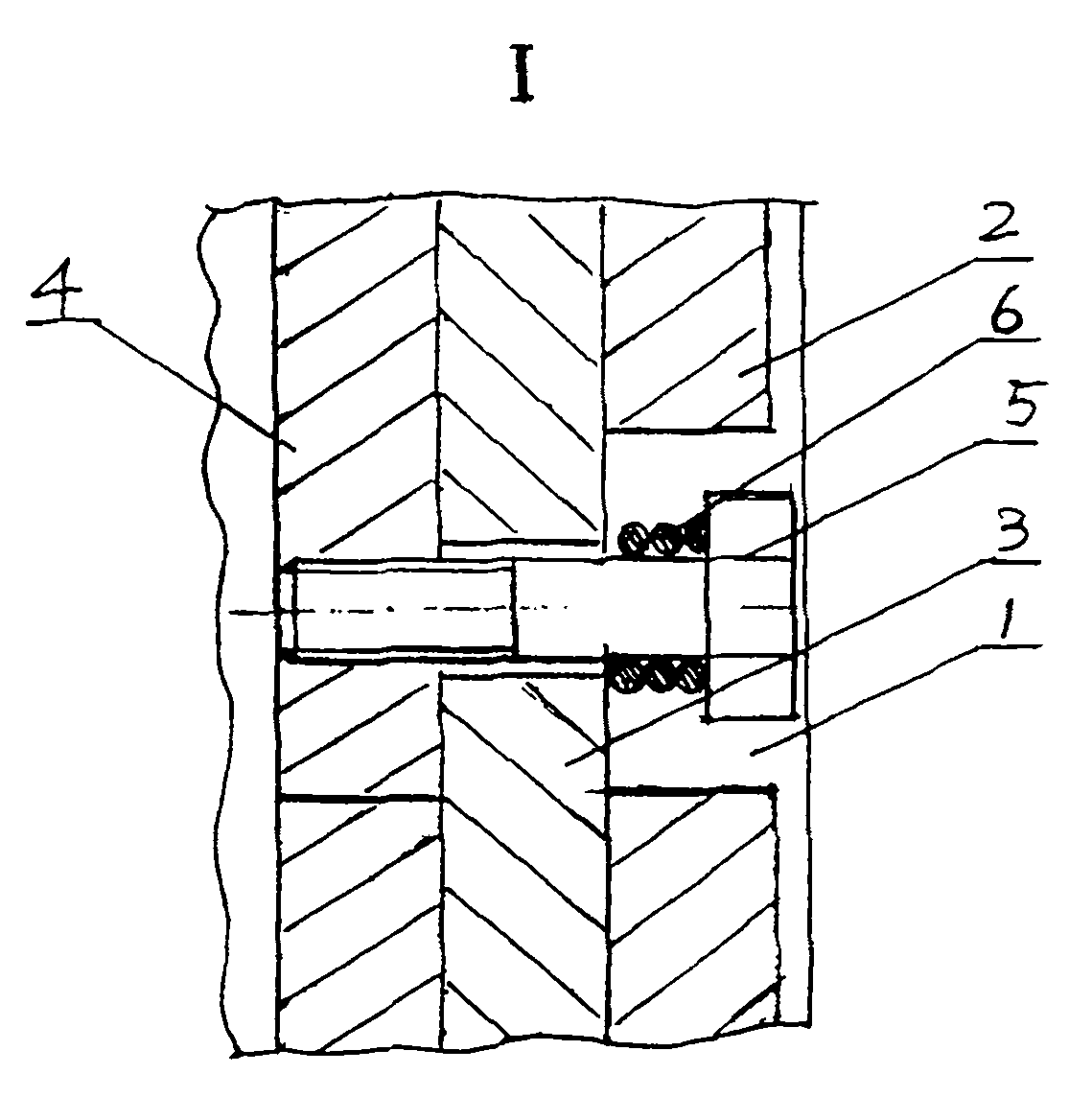 Swing type multi-rod blocking edge for blanking pad plate