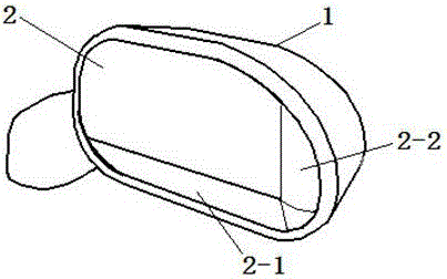 Multi-angle viewing angle vehicle rear view mirror and using method