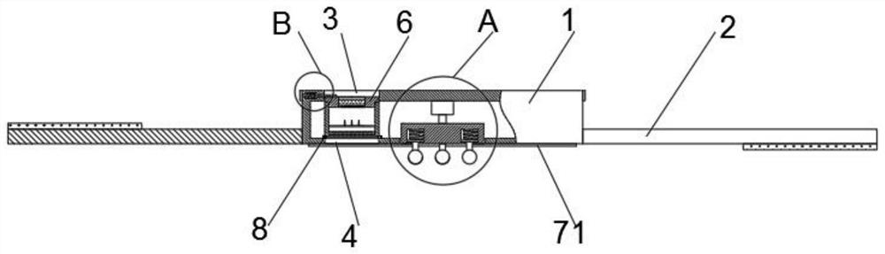 Nursing device with heating function for gastrointestinal department