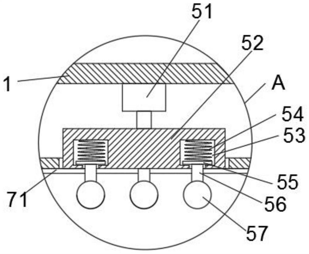 Nursing device with heating function for gastrointestinal department