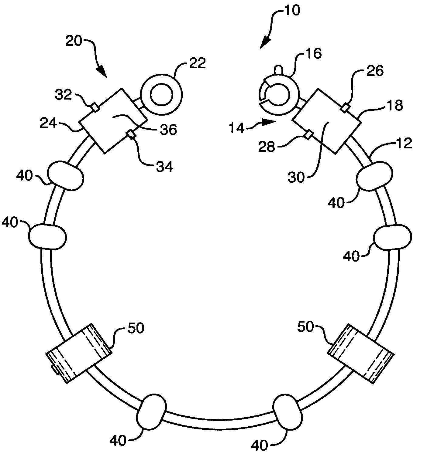 Apparatus for adjustable bead retention on bracelets and necklaces