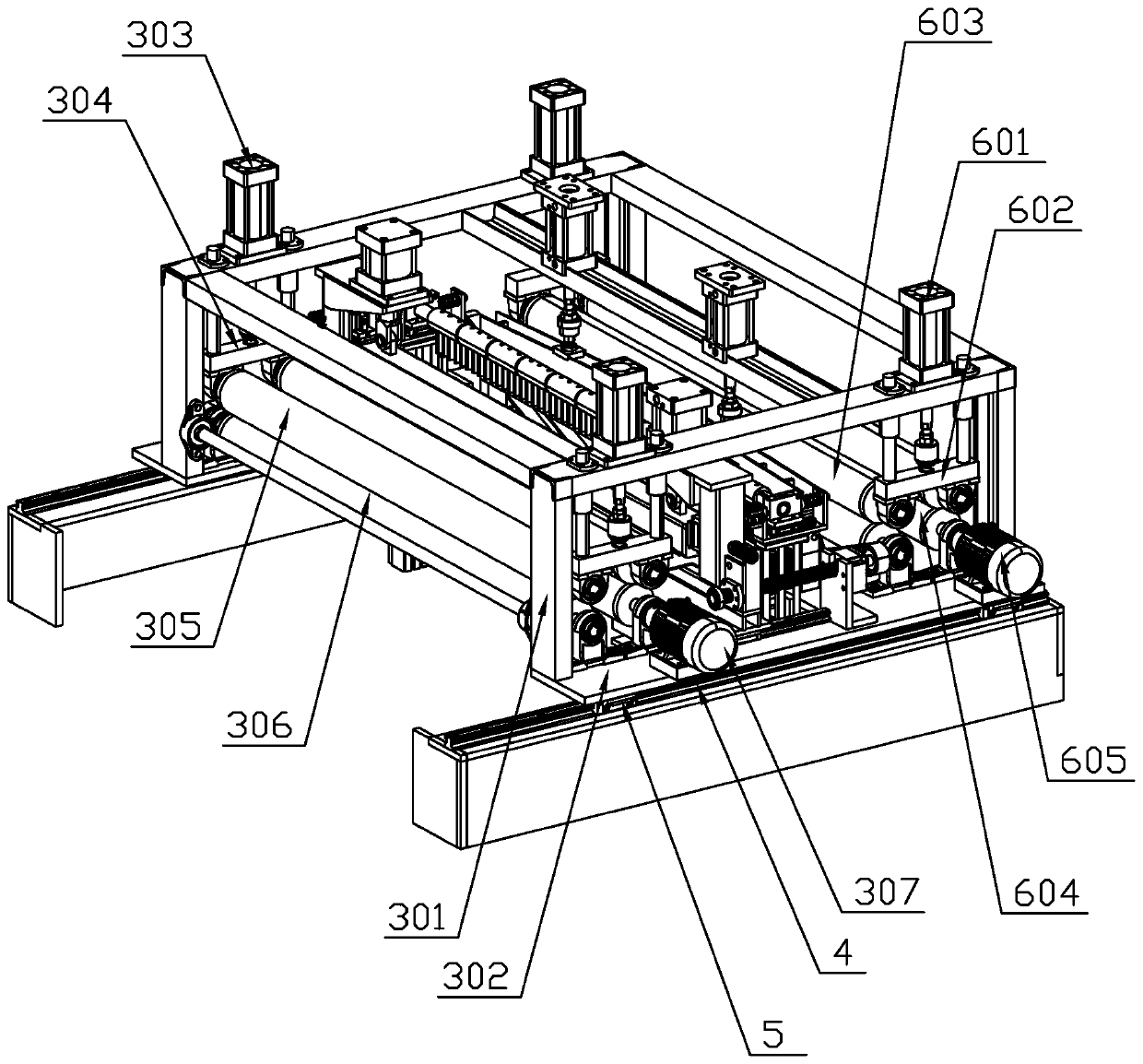 Veneer continuous tooth jointing machine