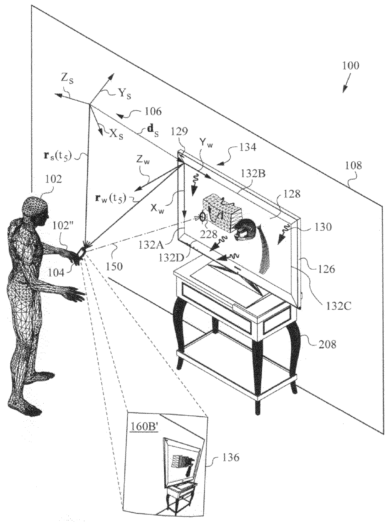 Deriving input from six degrees of freedom interfaces