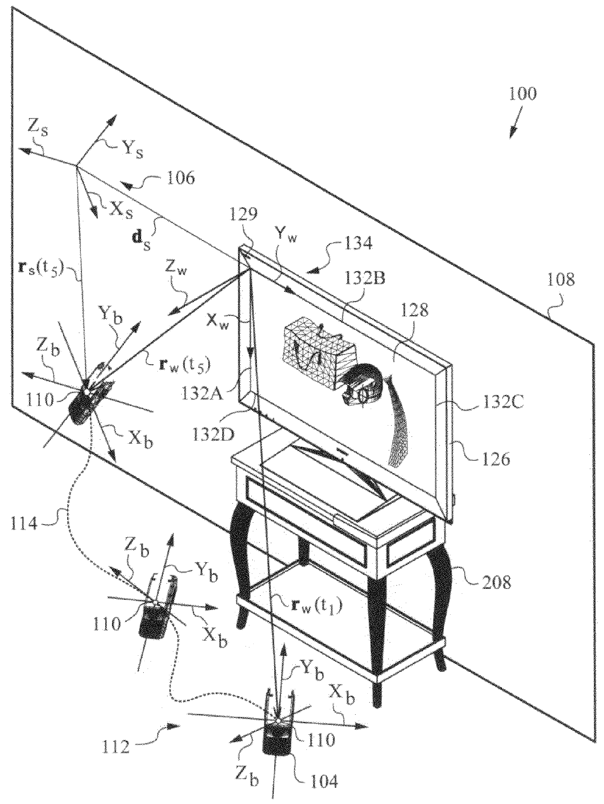 Deriving input from six degrees of freedom interfaces