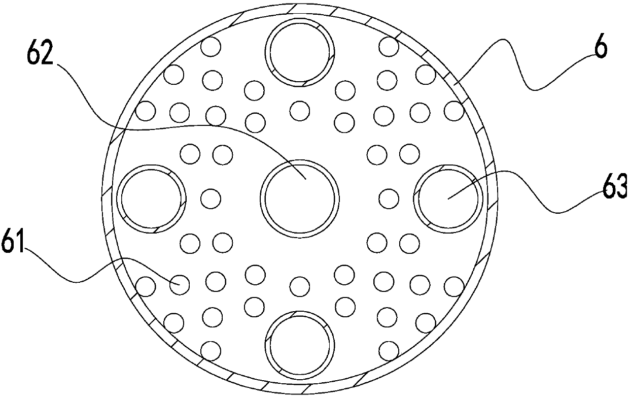 Distributor, heat exchanger device and air conditioner