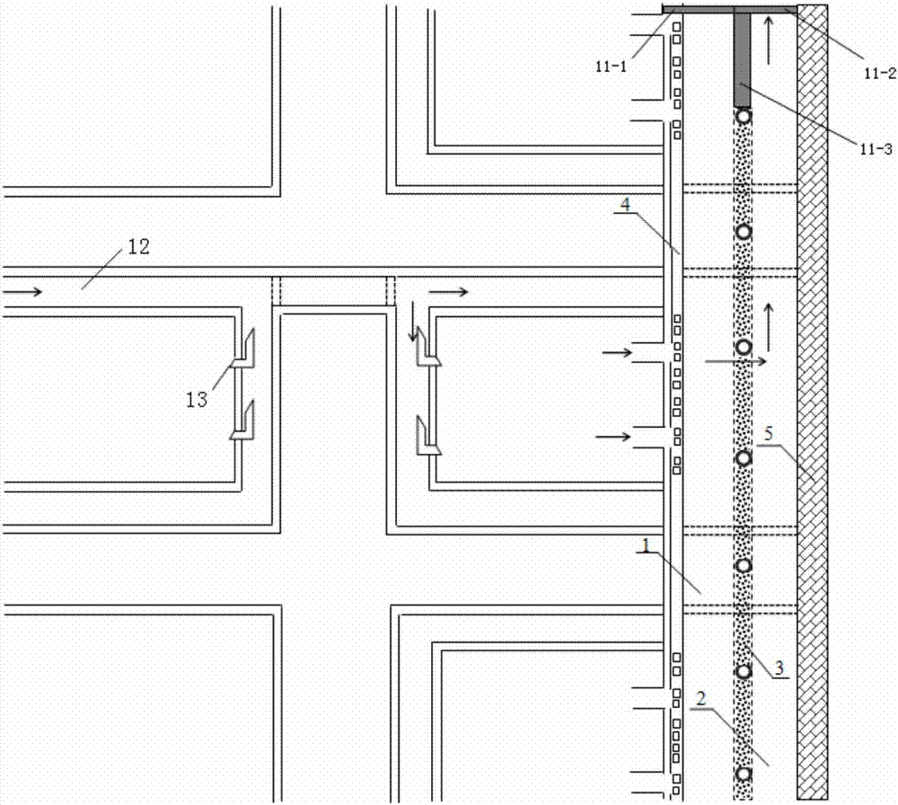 Integrated w-shaped farmland ecological retreat ditch