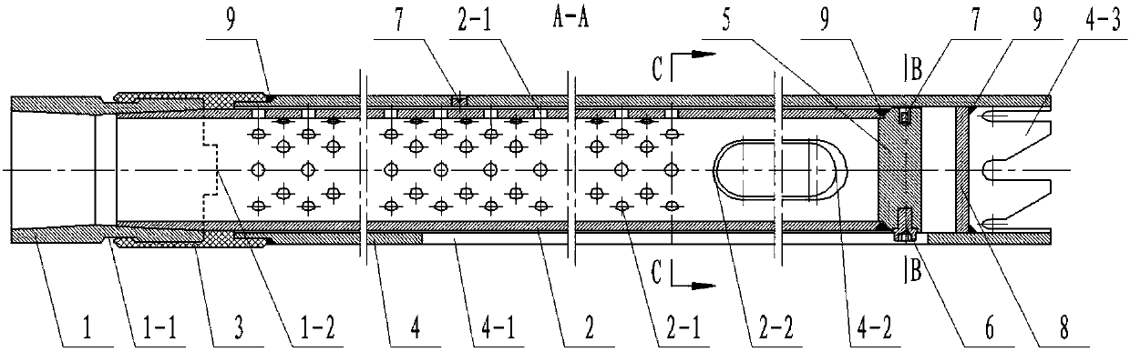 Anti-blocking sieve tube column integrating oil collection and sand flushing