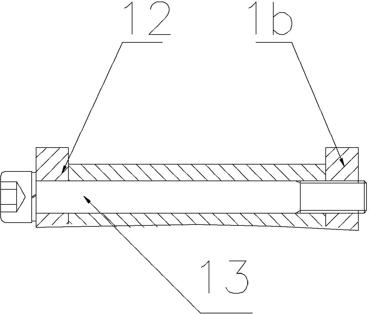 Rear axle electrodynamic force drive device of electric vehicle