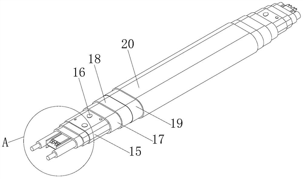 Explosion-proof flame-retardant electric tracing band