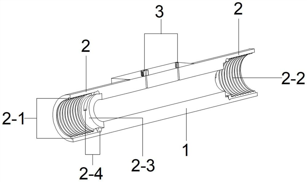 Grouting device for high coagulation grouting material