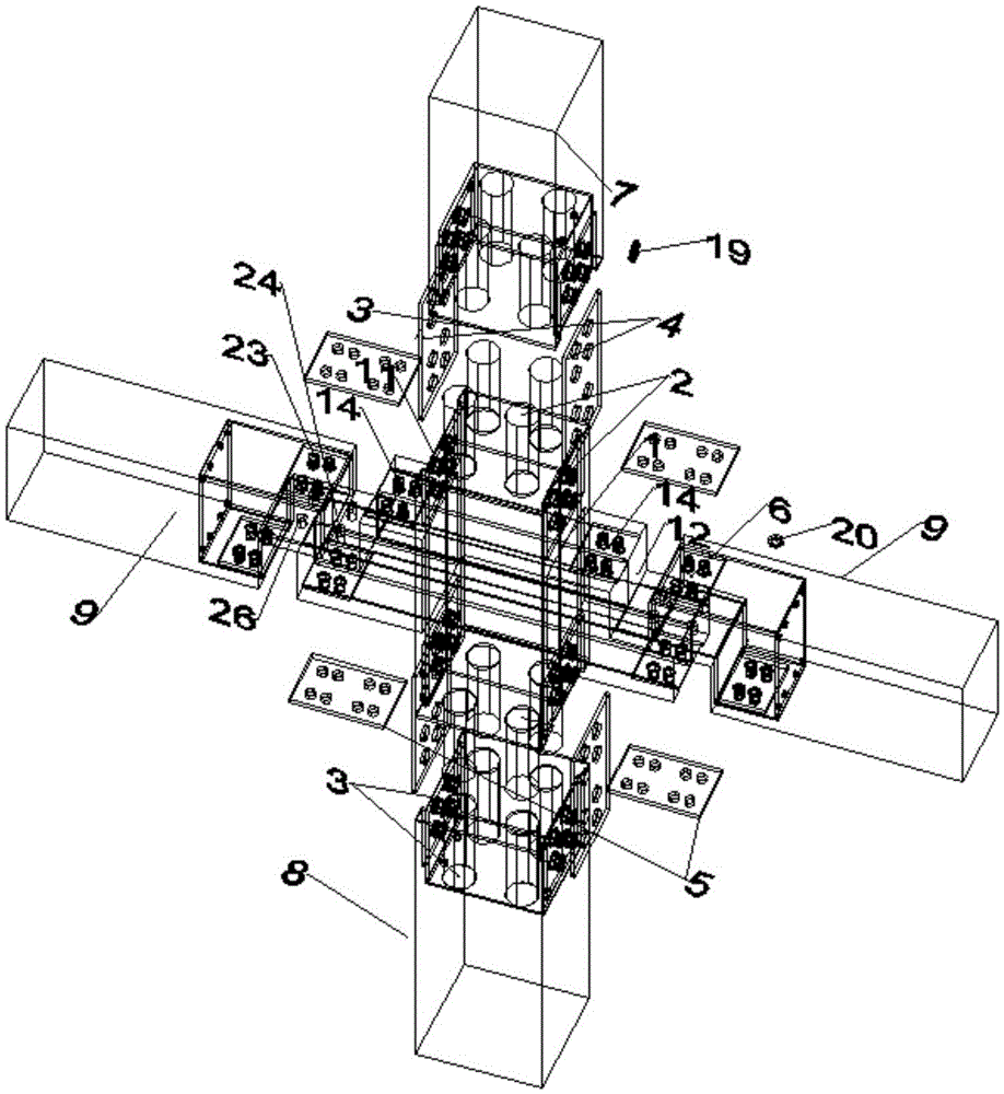 Precast beam and column connecting device and manufacturing method thereof