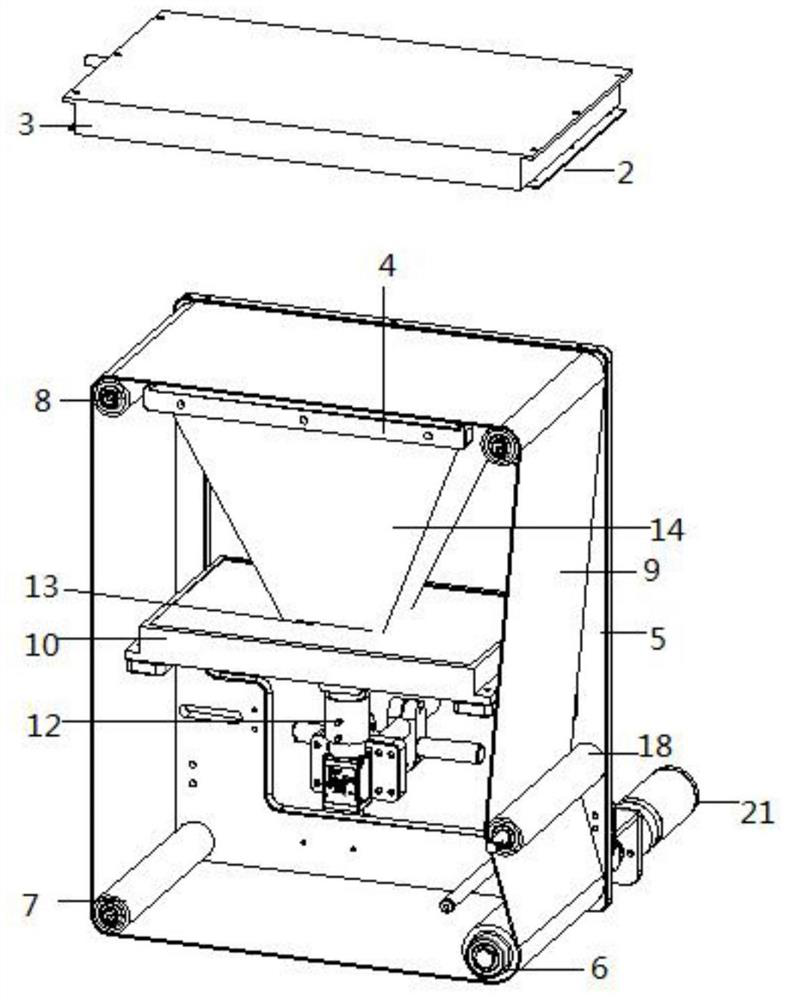 Conveying detection mechanism and working method