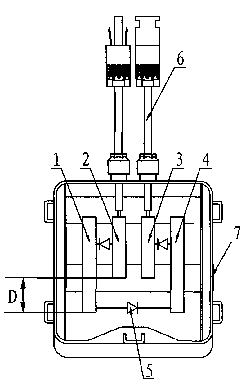 Solar component junction box suitable for automated assembly