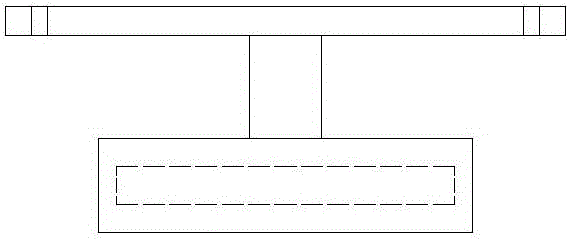 Pre-press bottom-pushing type test mold