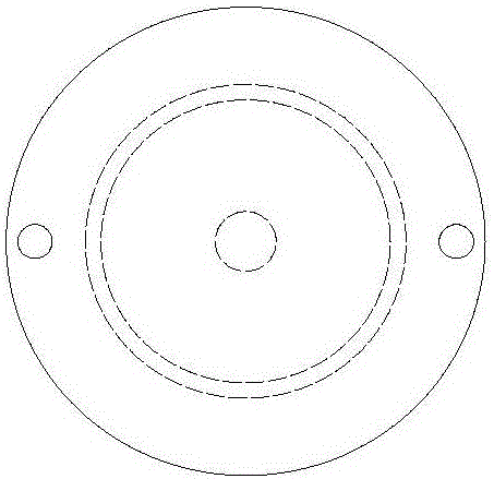 Pre-press bottom-pushing type test mold