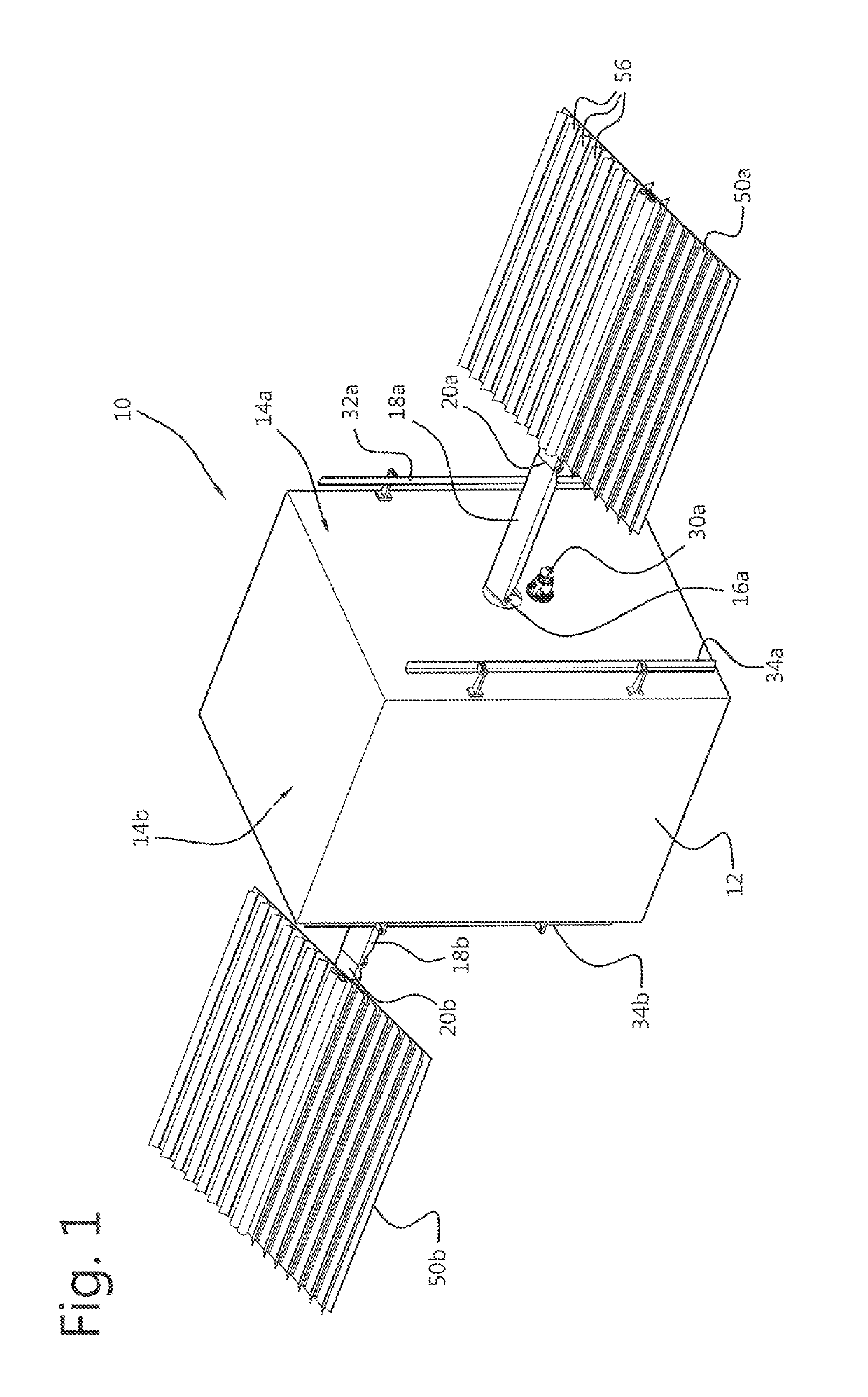 Solar panel with flexible optical elements