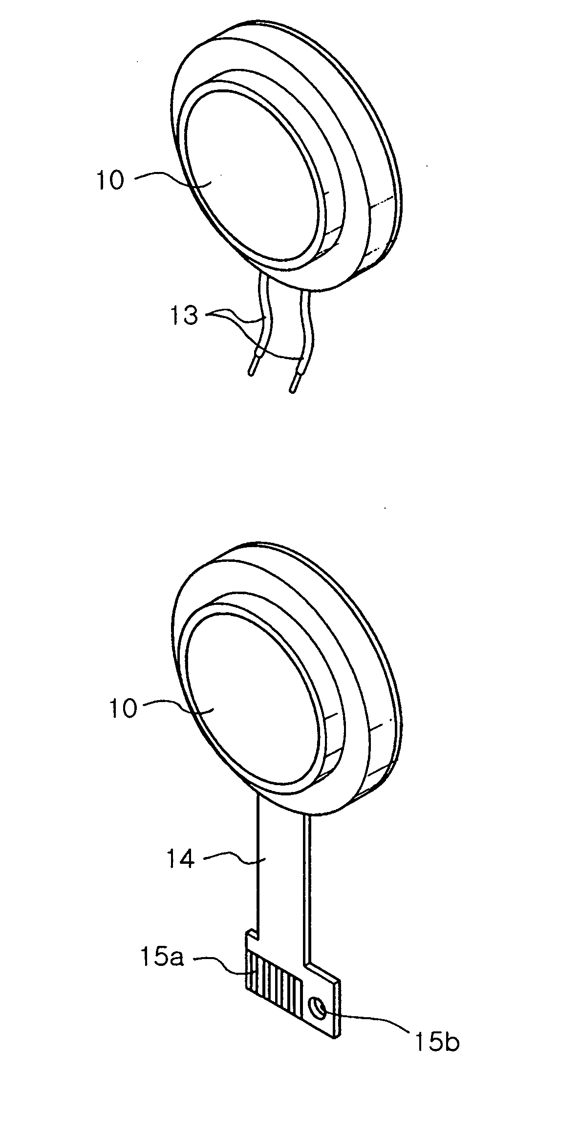 Actuator module of wireless communication terminals