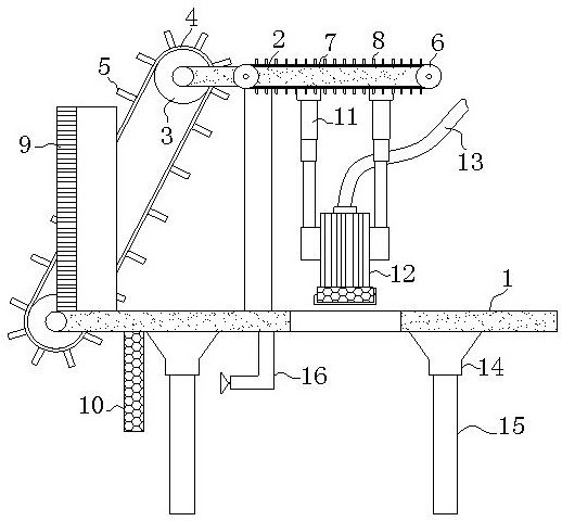 A pumping anti-clogging device for river cleaning based on water flow changes