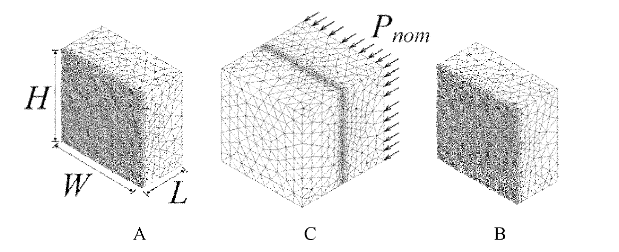 Method for measuring normal rigidity of large contact interface by completely considering plastic influence