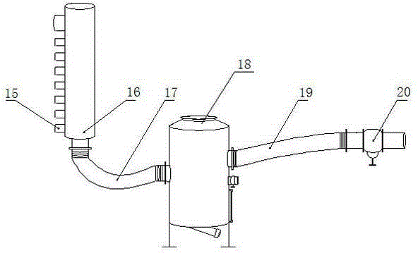 Filtering and fire inhibiting device for coal mine gas extraction pipeline