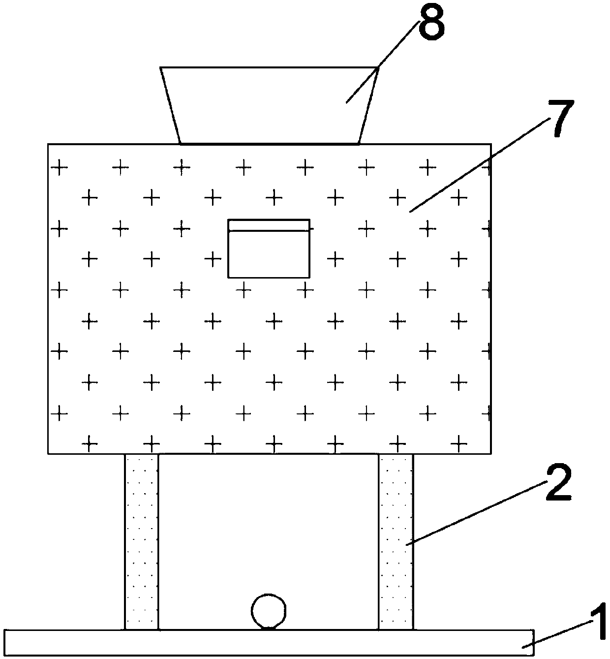 Energy-saving agricultural seed purifying device