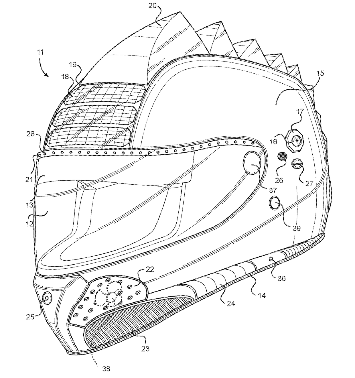 Electronic Motorcycle Helmet