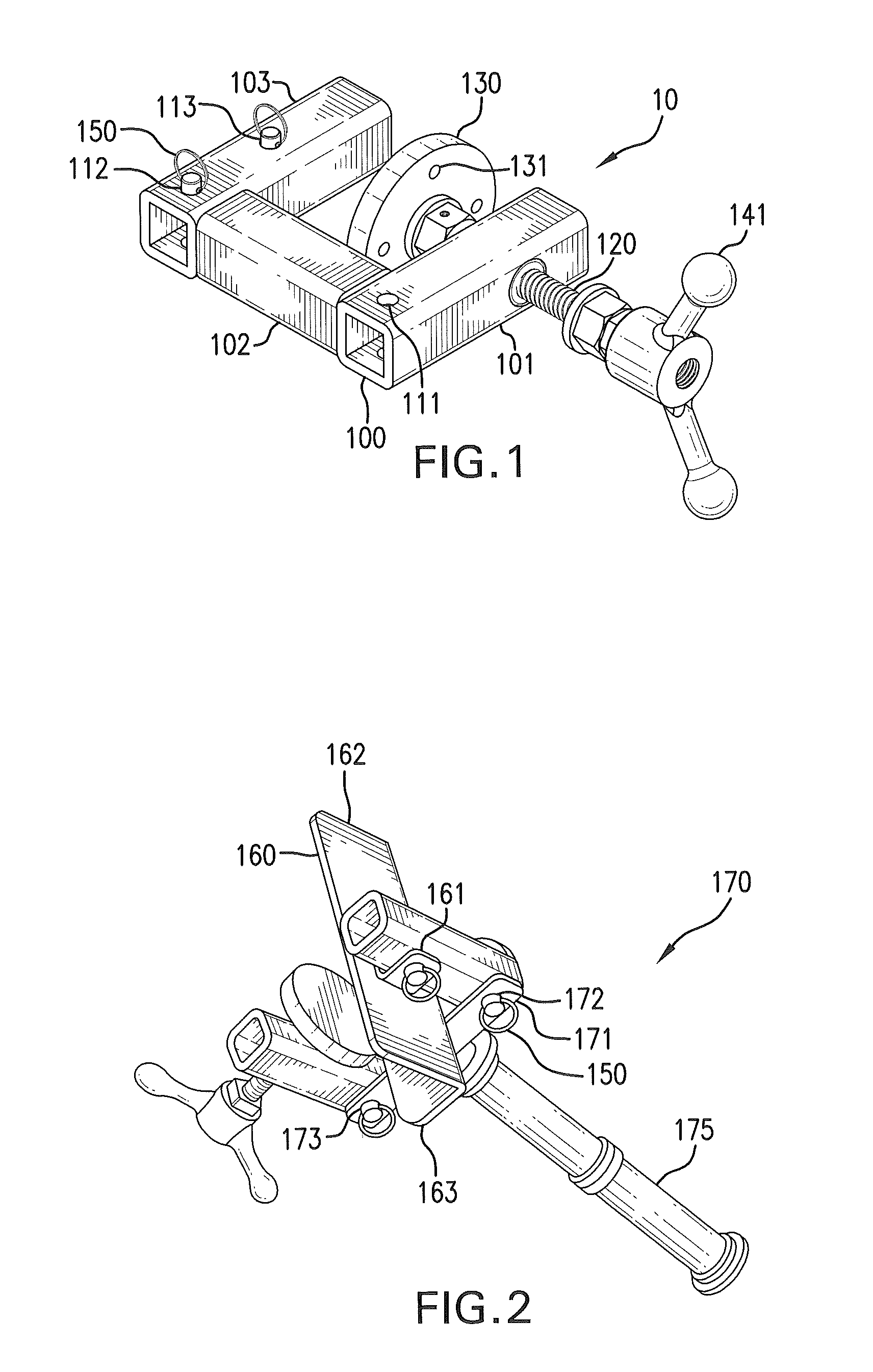 Modular clamp assembly with multiple tool attachments