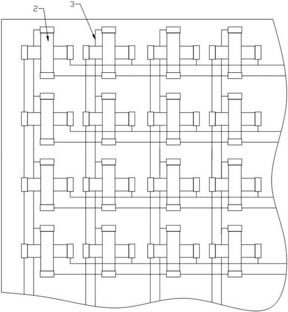 Graphene strain sensor array