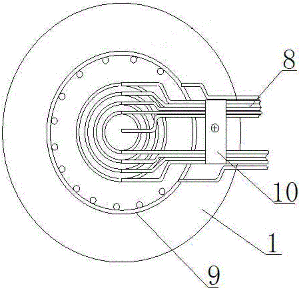 A wheel hub mold