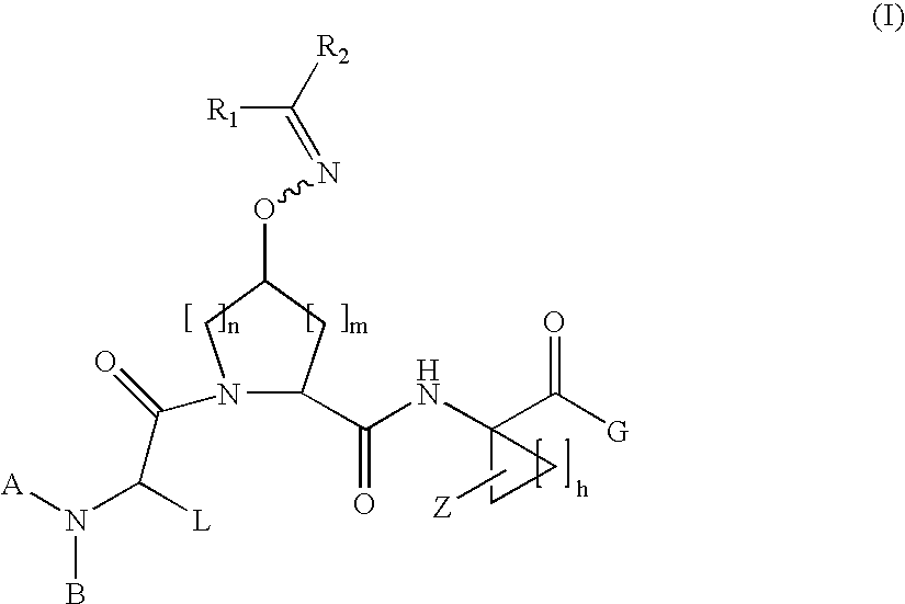 Acyclic oximyl hepatitis c protease inhibitors