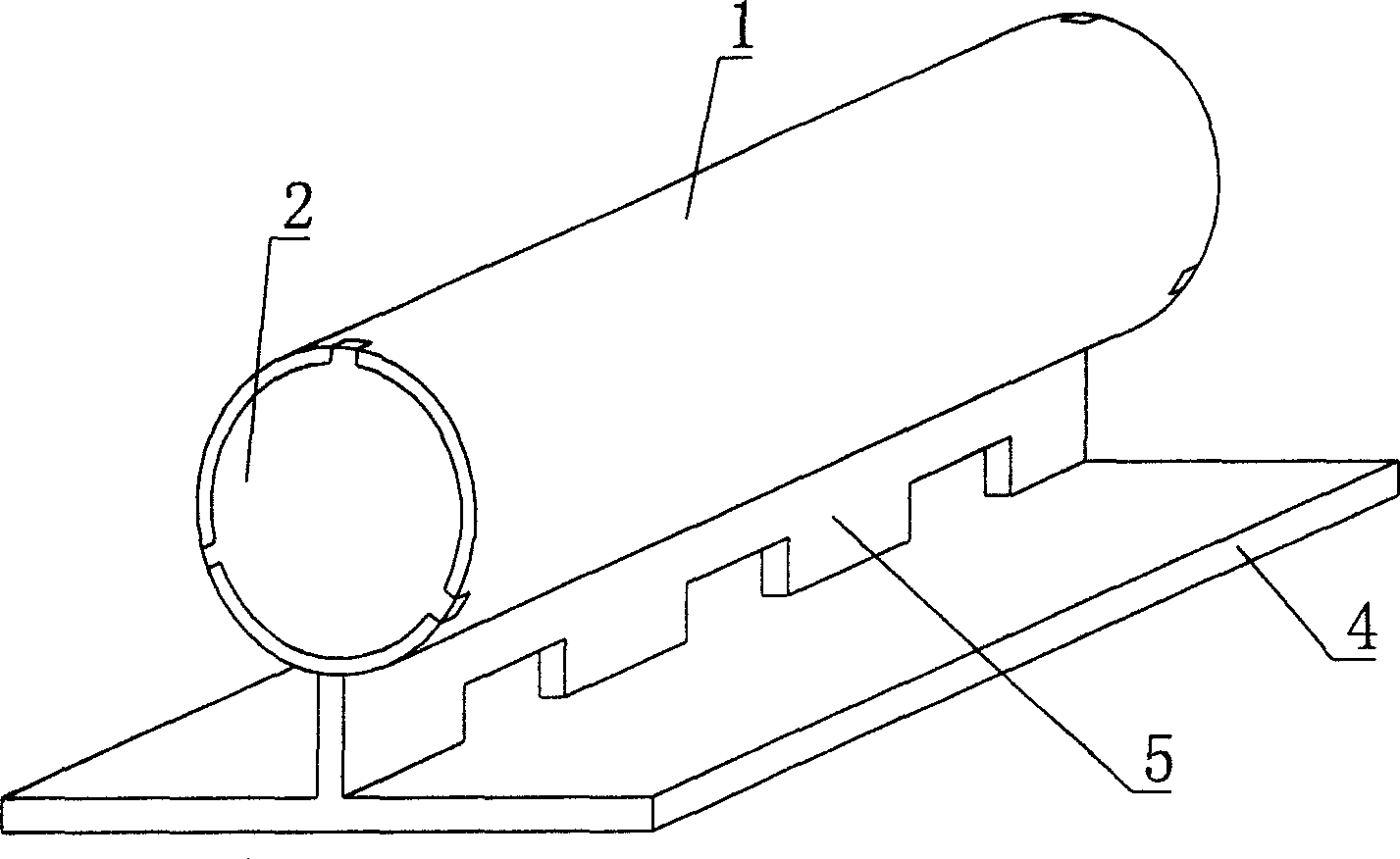 Thin-wall drum member for cast-in-situs reinforced concrete