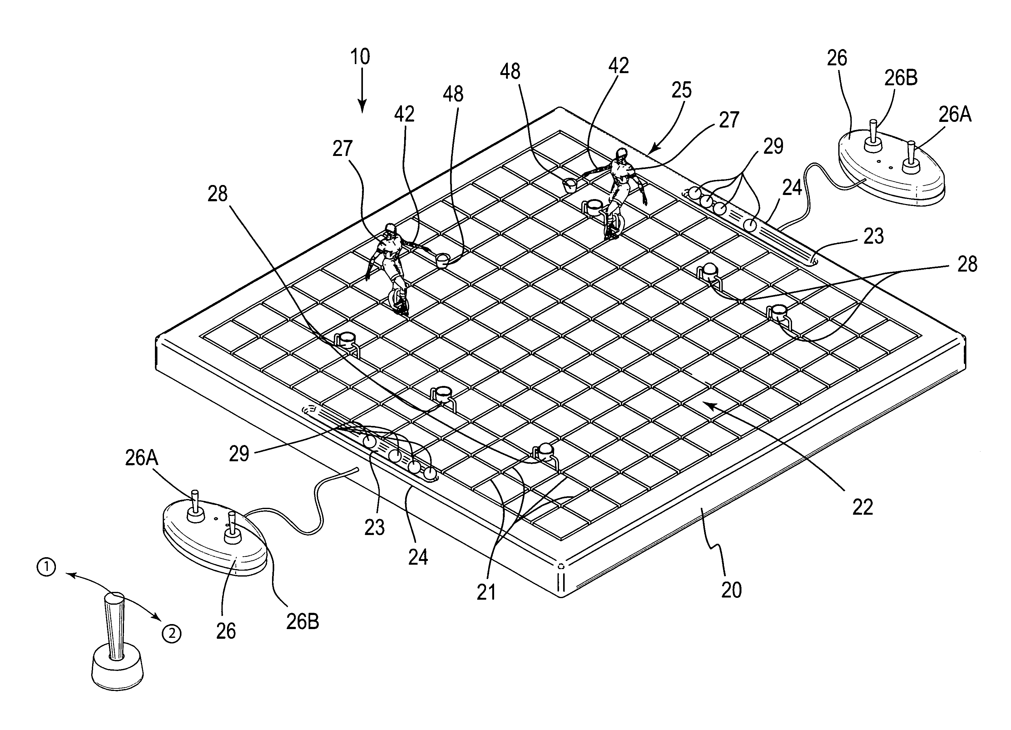 Electronic table top board game