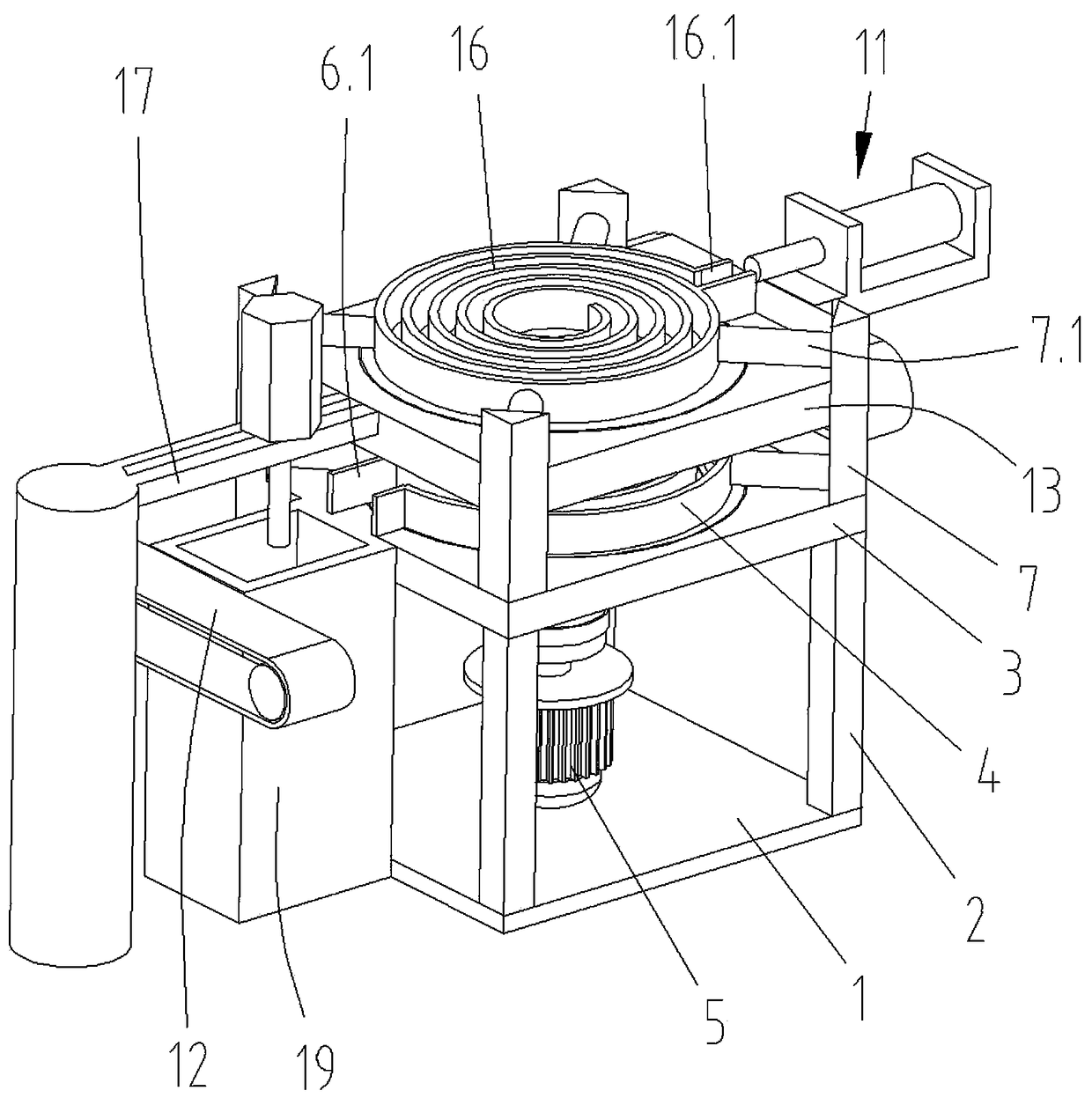 Double-layer grinding machine for machining cylindrical workpiece