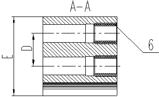 Coupler wedge-shaped rubber block used for railway vehicle