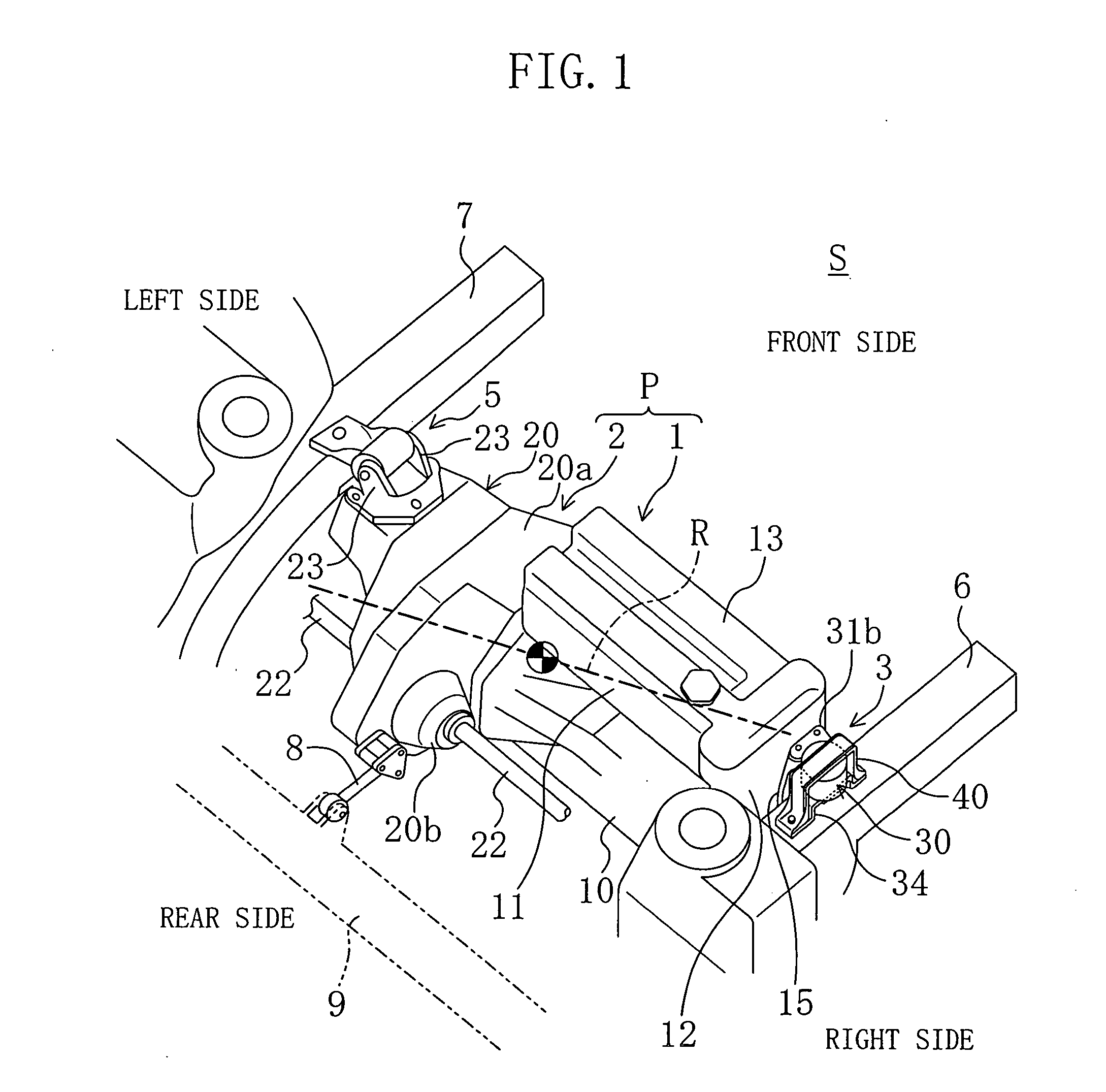 Vibration proof mount device