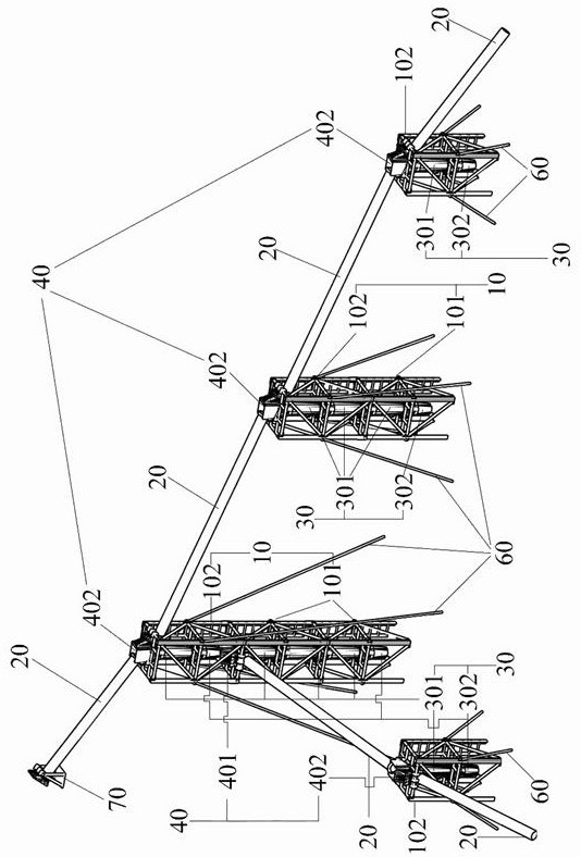 Unit assembly type elephant trunk system