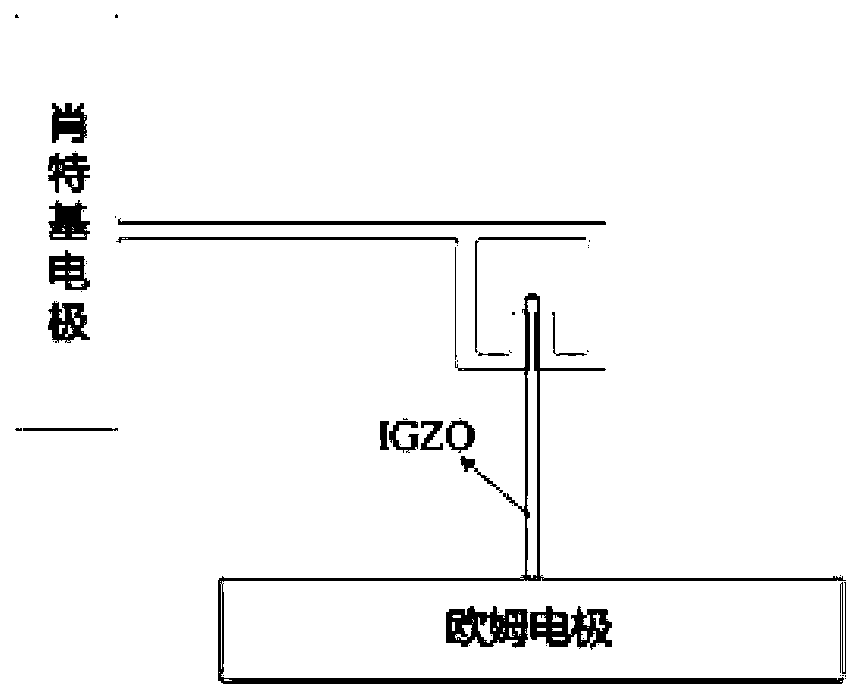 Method for dynamically regulating and controlling metamaterial based on IGZO Schottky diode