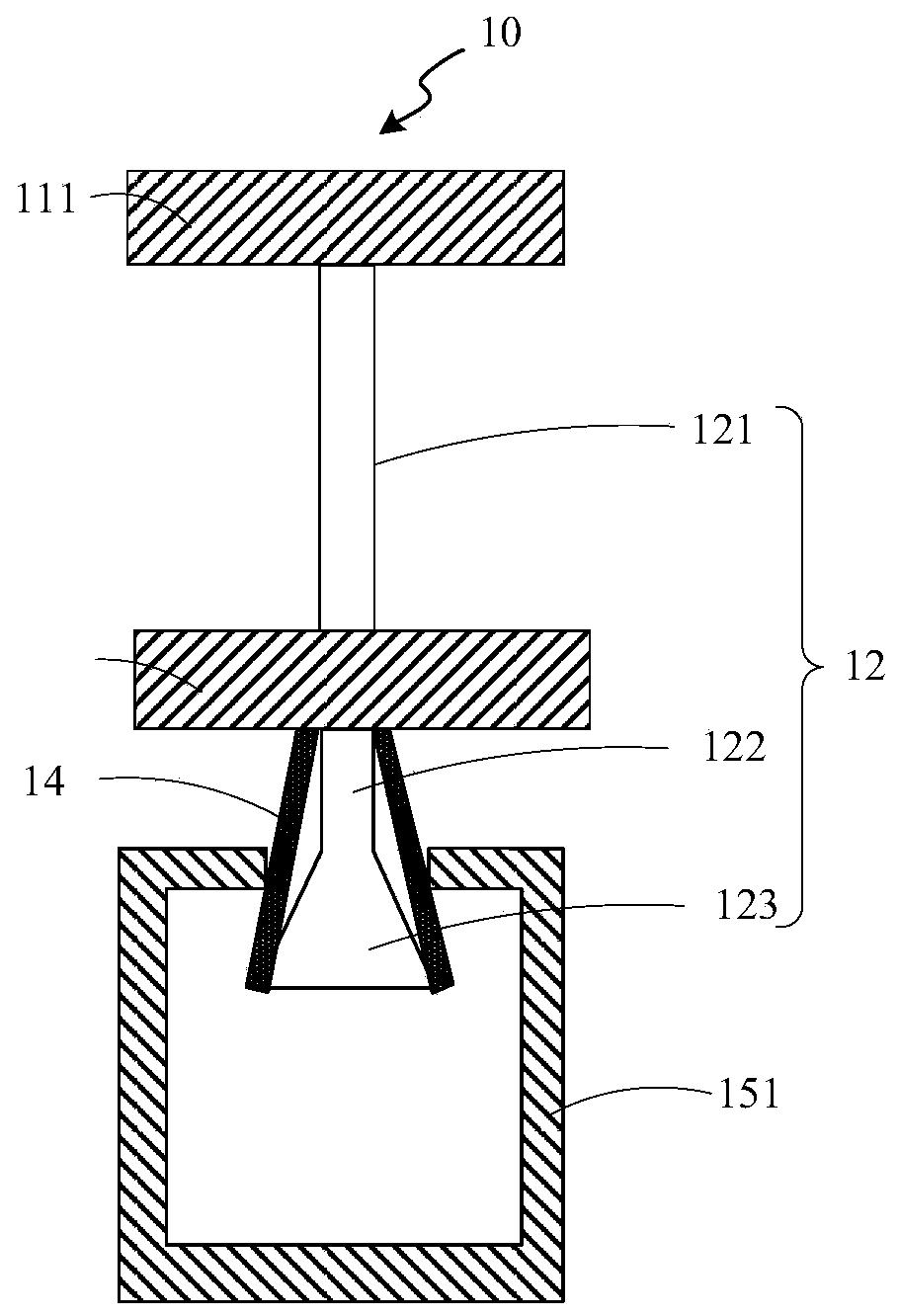 Evaporation crucible supporter