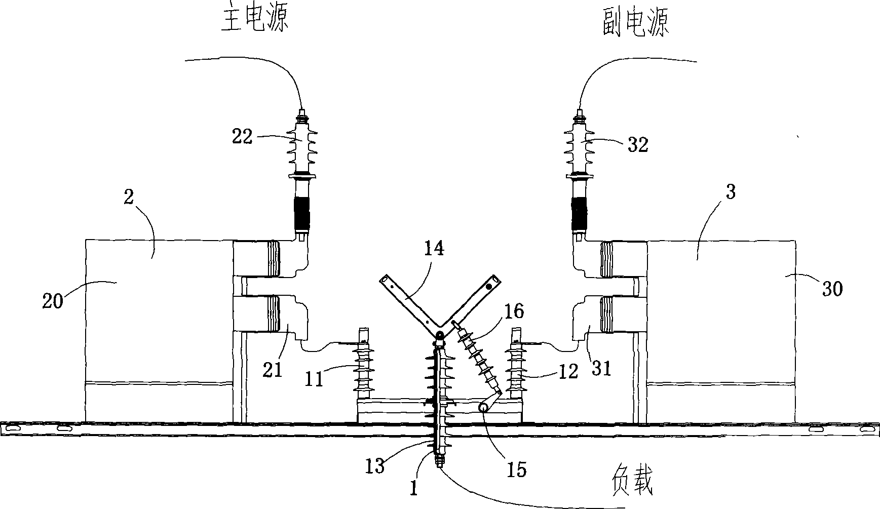 Intelligent dual-power switching device