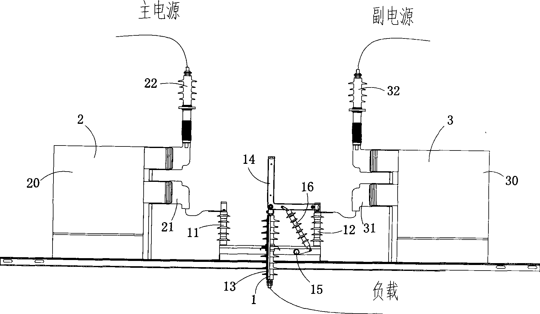 Intelligent dual-power switching device