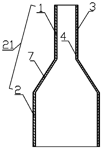 Variable-diameter thermoplastic optical cable protection sleeve