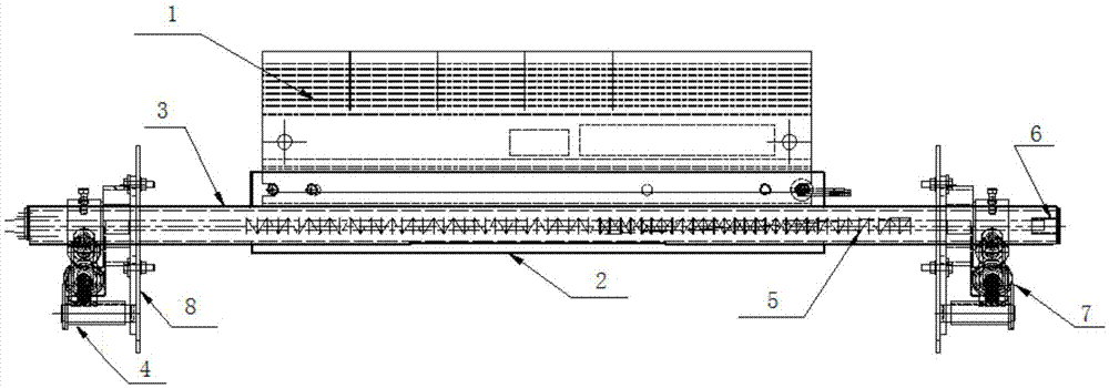 Belt cleaner with heating anti-freezing device