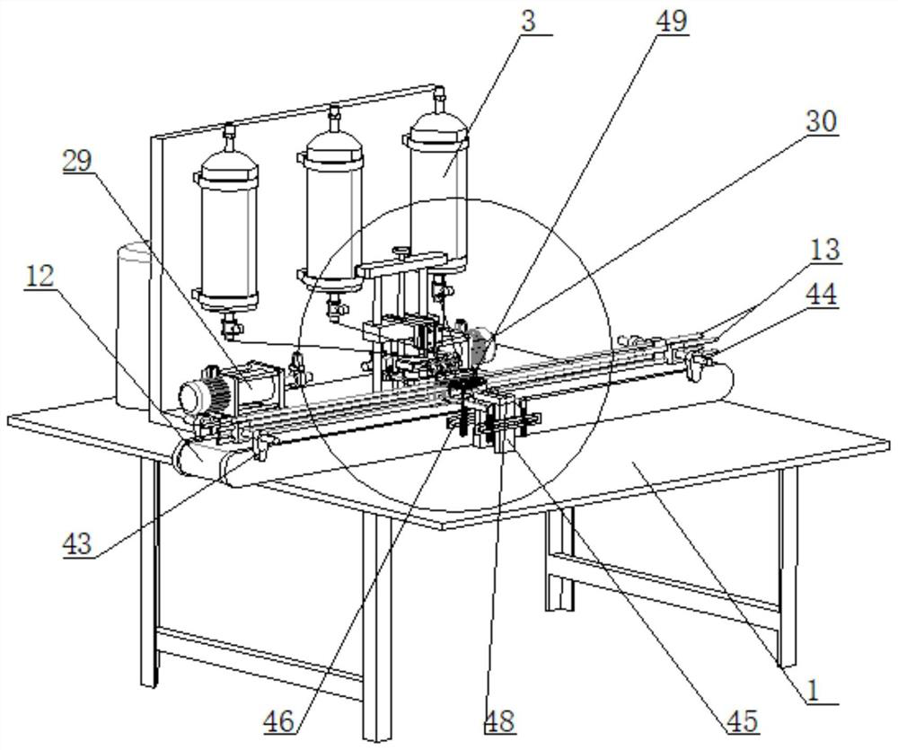 Variable filling device for veterinary drugs