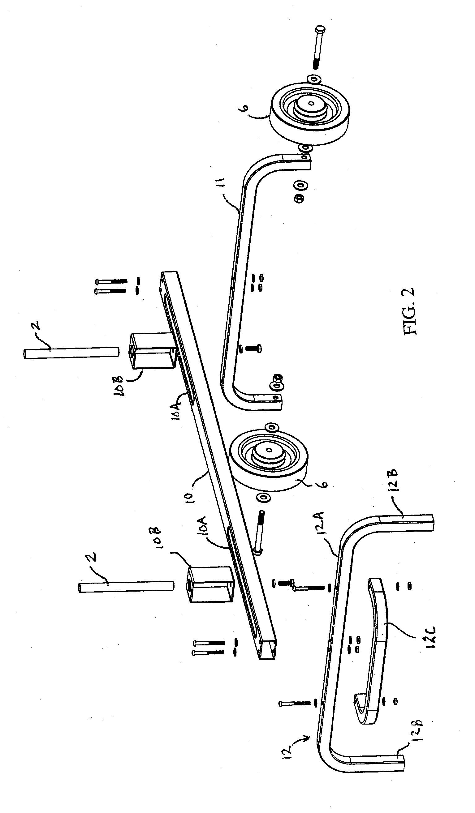 Adjustable, Mobile, Vertical Practice Target Support Platform