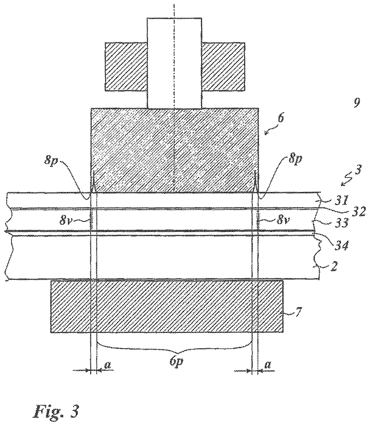 Method and device for transferring a decorating segment of an embossing film