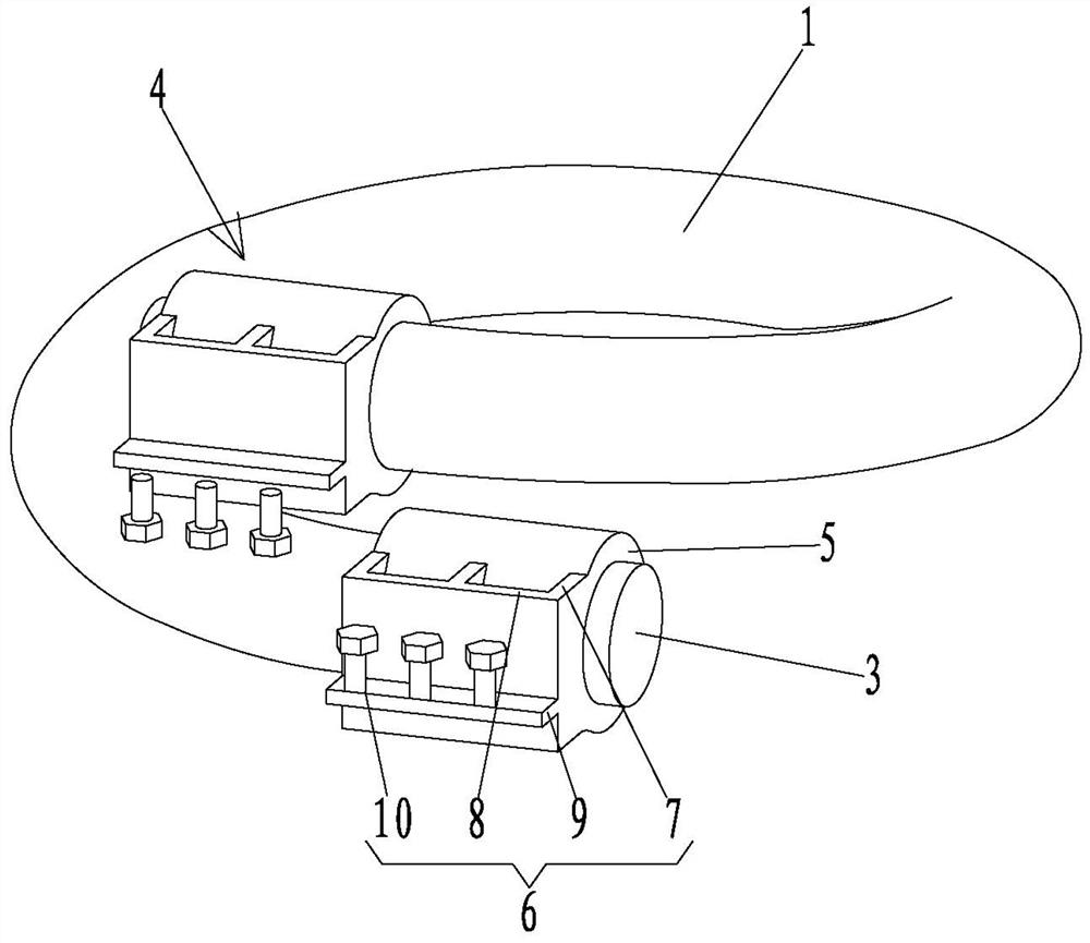 Shock absorption and isolation damper, shock absorption and isolation device and mounting method of shock absorption and isolation device